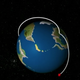 Frame from Russian animation showing vast range of missile